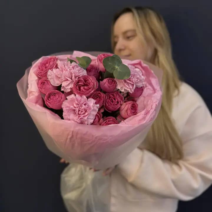 «Мимими» — с розой и эвкалиптом